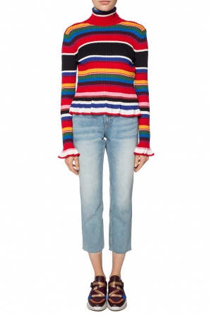 Turtleneck top with frills, zdjęcie 2 Turtleneck top with frills od MSGM